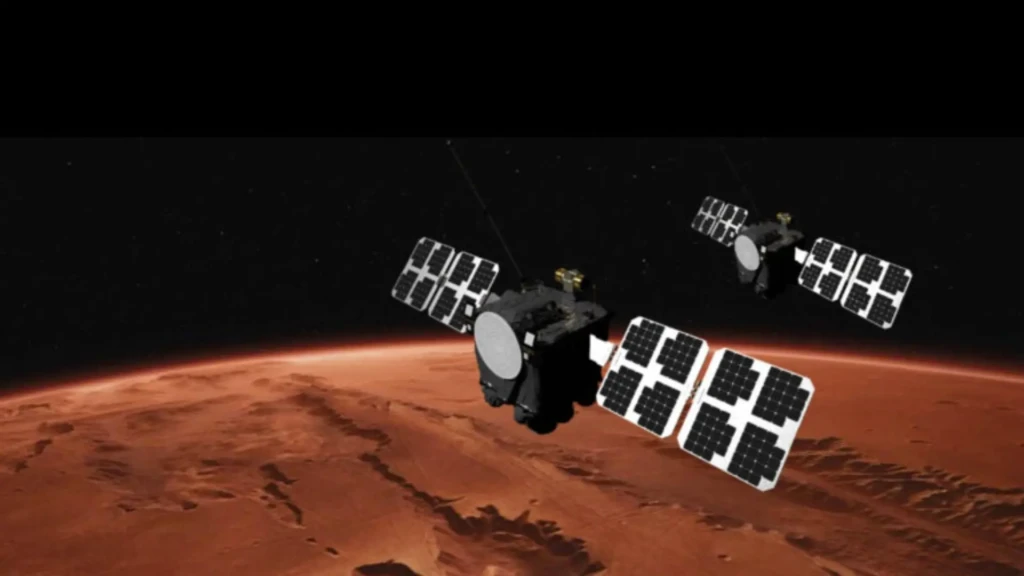 NASA ESCAPADE Mars spacecraft.