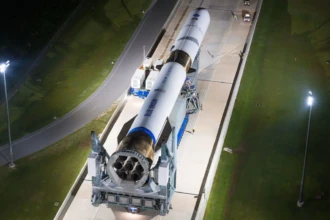 Blue Origin's New Glenn rocket.