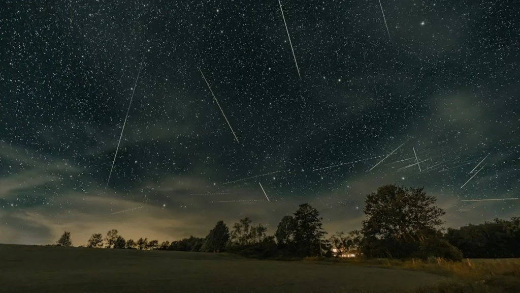 Leonid meteor shower