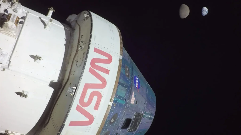 NASA Artemis I Orion spacecraft.