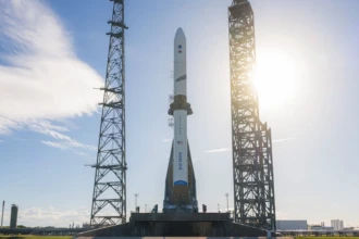 Blue Origin's New Glenn rocket.