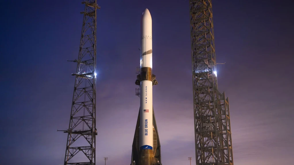 Blue Origin's New Glenn rocket.