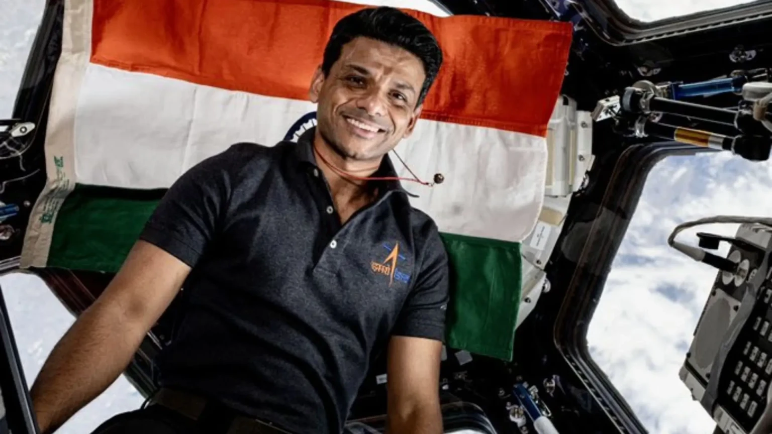 Shubhanshu Shukla aboard the ISS.