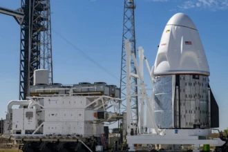 SpaceX Dragon spacecraft for NASA's Crew-12 mission.