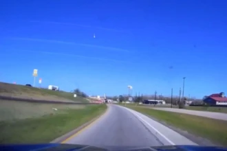 Meteor spotted over Houston.