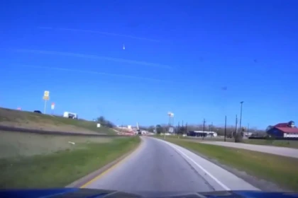 Meteor spotted over Houston.