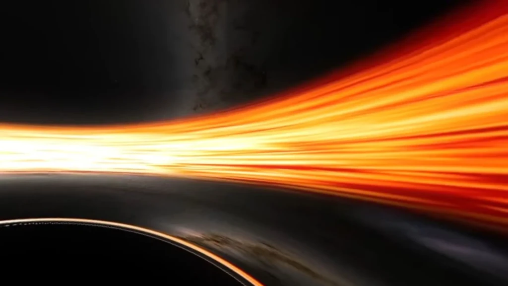 NASA black hole simulation