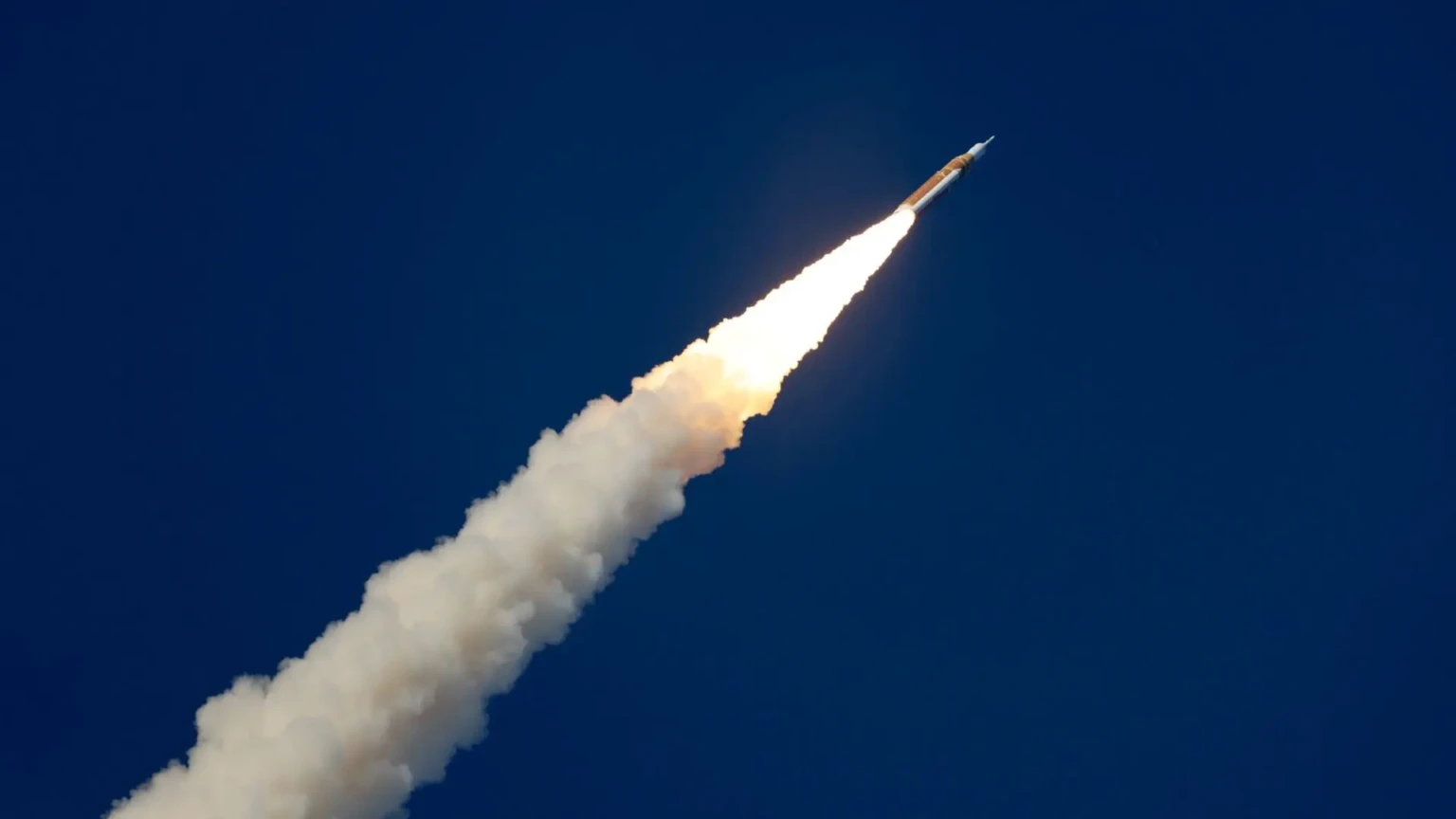 NASA Artemis II lifts off.