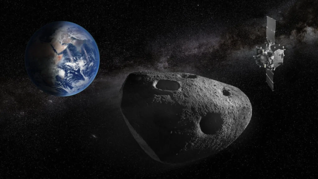 Apophis asteroid flyby