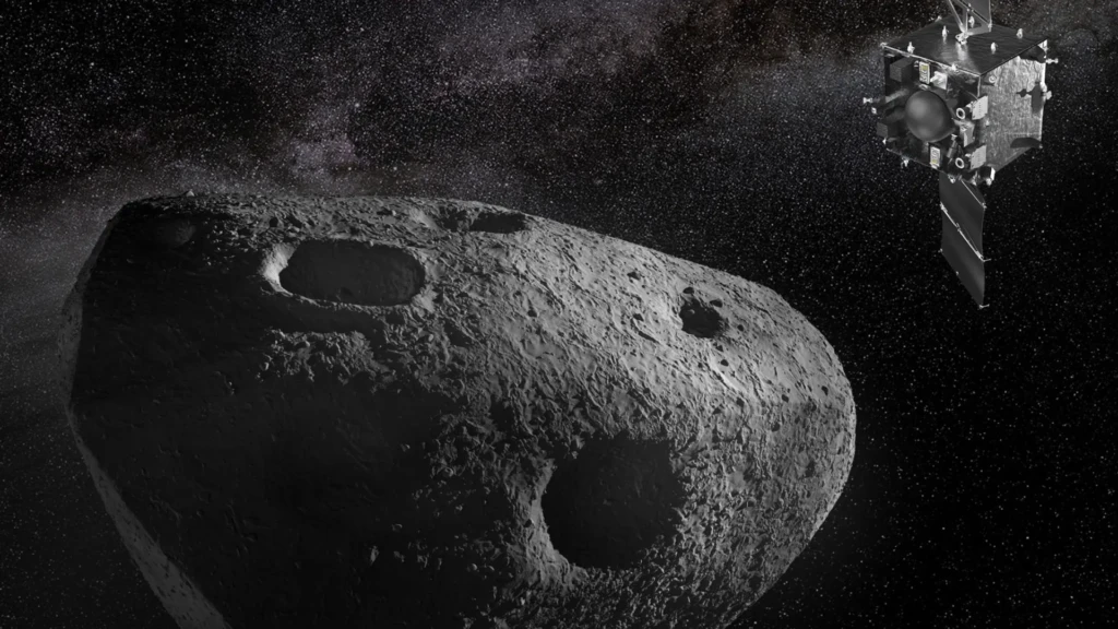 Apophis asteroid flyby