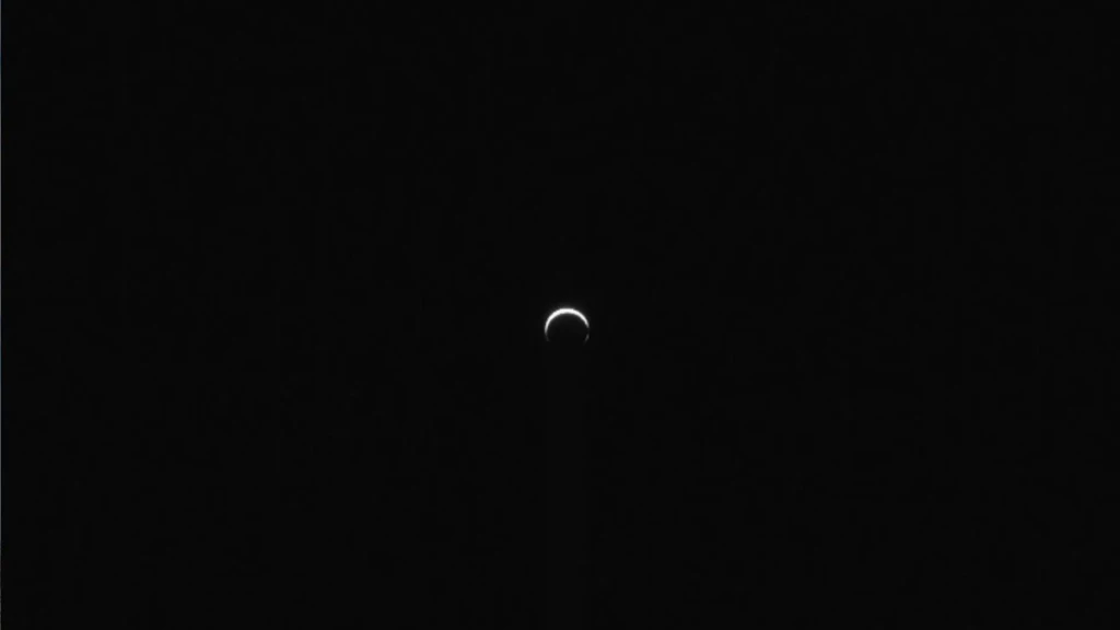 Mars captured by Psyche spacecraft.