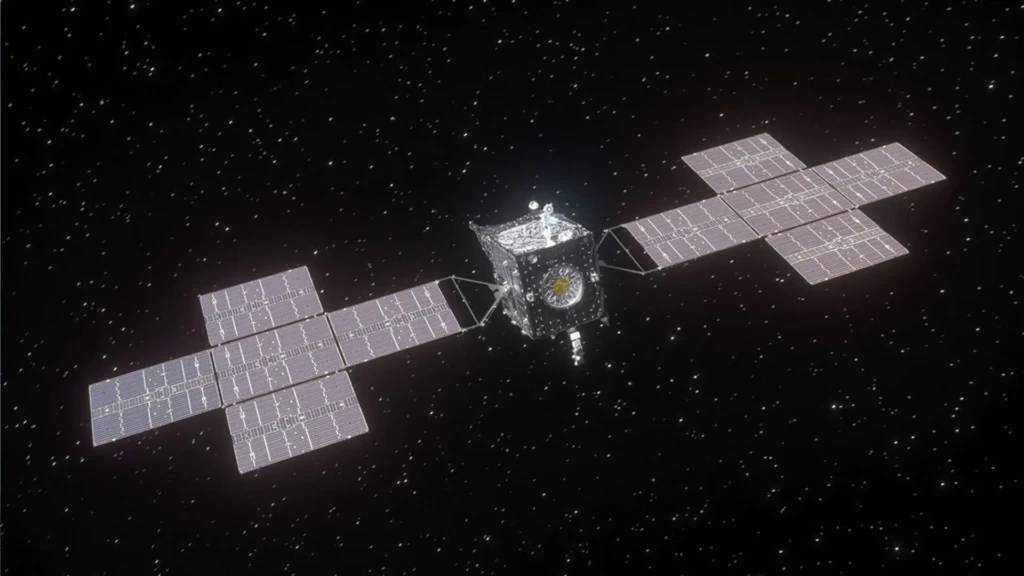 Artist's impression of NASA's Psyche spacecraft.