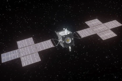 Artist's impression of NASA's Psyche spacecraft.