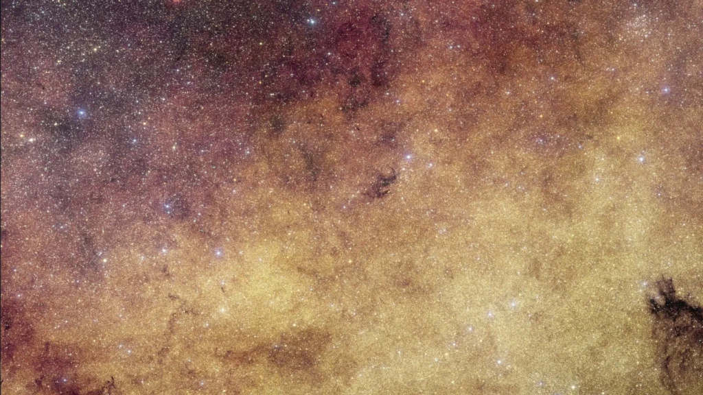 The galactic bulge by Euclid telescope. Credit: European Space Agency